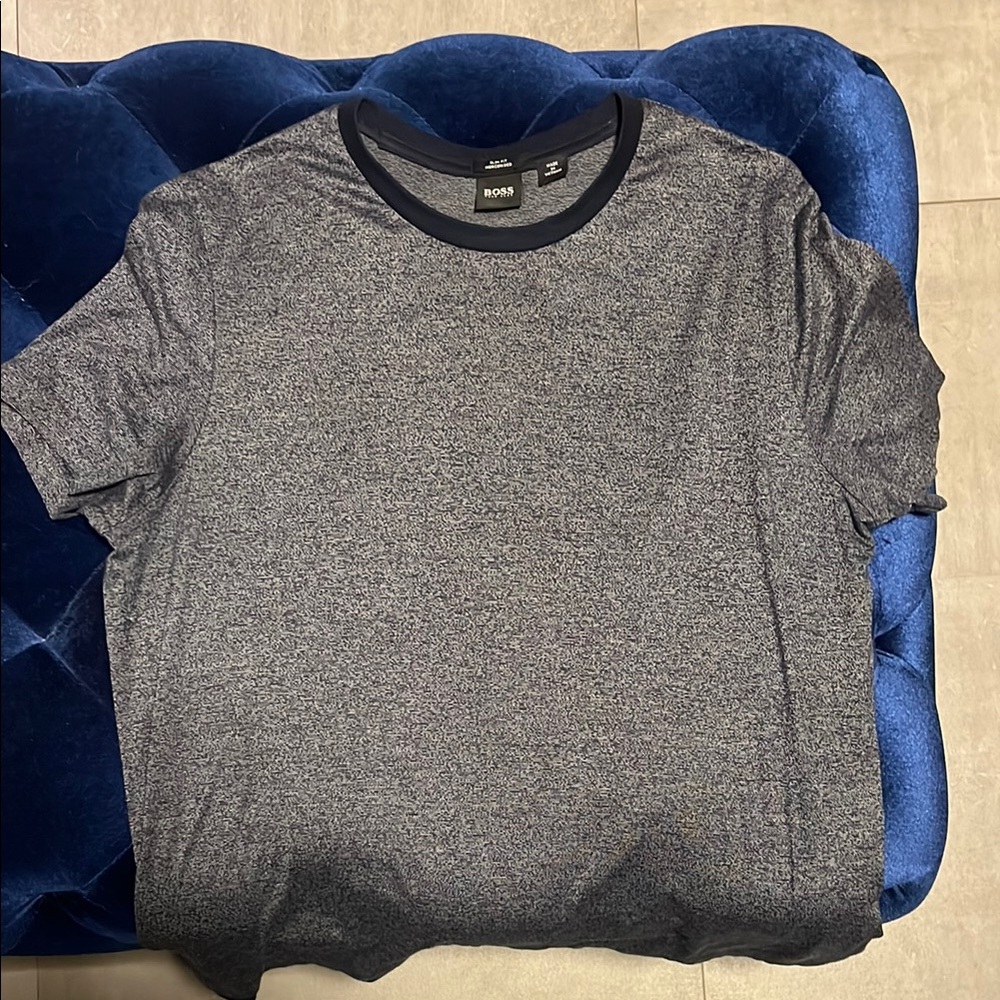 Boss Gray Short Sleeve Tee